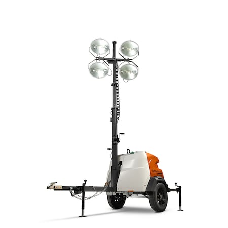 Generac Mobile Light Tower, 6kW, Metal Halide, Vertical MLT6SM-STD